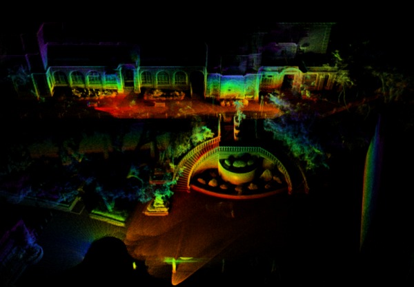 　Mid-40を使ったSLAMより香港大学文化センターの3Dマップ