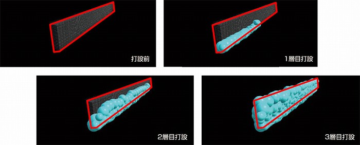 　モニター映像イメージ　Ⓒ清水建設