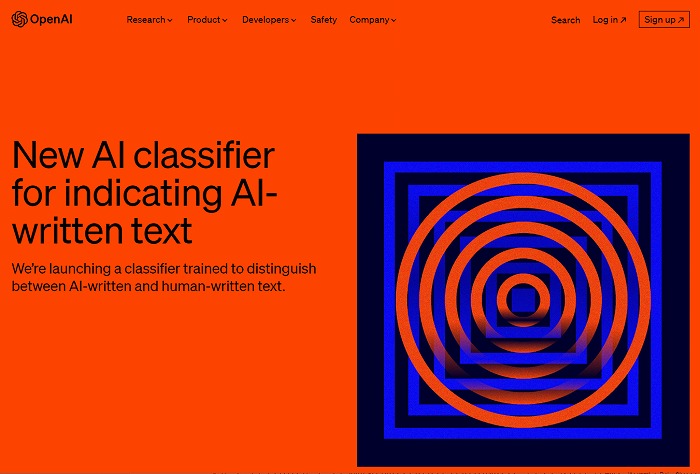 　OpenAI社のAIが書いた文章か判定してくれるAI Text Classifier。
　英語以外の言語ではさらに精度が落ちるそうです。精度の問題は時間が解決するかもしれません
　が、それを欺く技術も進歩するので結局いたちごっこですね。