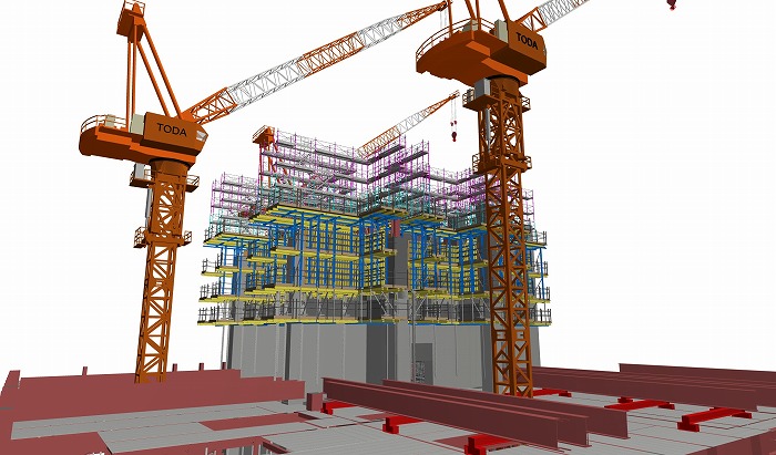 　Archicadによる本社ビルの施工計画BIM