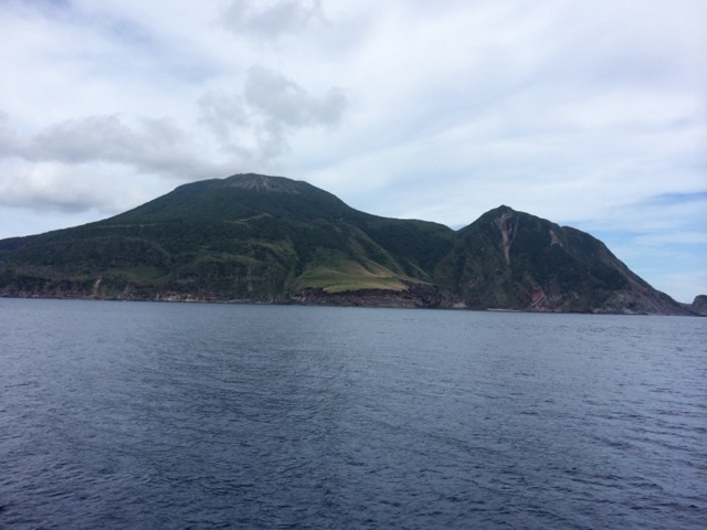 　噴火前の口永良部島