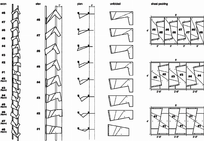 　図７．エマーソン大学ロサンゼルス校中庭ファサードのユニット