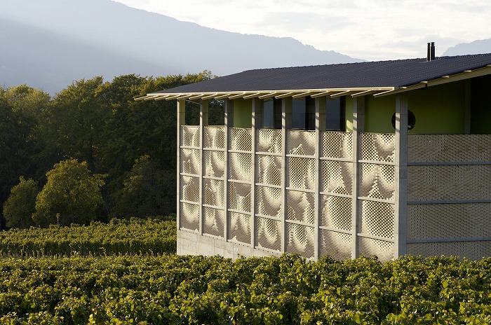 　図5. Gramazio & Kohler + Bearth & Deplazes Architekten 《Winery Gantenbein》2006年
　※上記の画像、キャプションをクリックすると画像の出典元のArchDailyへリンクします。