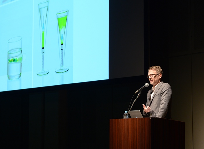 　Archi Future 2019の基調講演で講演する
　Charles Renfro氏(Diller Scofidio + Renfro　Partner)