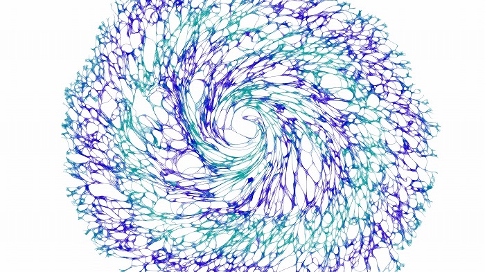 　図１１．スウォーム・エージェントにより生成された形態